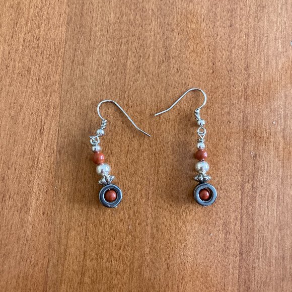Handcrafted Pierced Drop Earrings 2/$15 - Picture 1 of 2